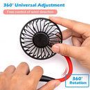 Hanging Neck Fan for Kitchen | Folding Handheld Fan Wearable Portable Neckband Mini Fan USB Chargeable