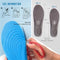 【Footprint】 Sports Elastic Memory Silicone Gel Insoles Shoe Inserts Breathable Shoes Pad 1Pair