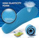 【Footprint】 Sports Elastic Memory Silicone Gel Insoles Shoe Inserts Breathable Shoes Pad 1Pair