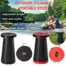 Outdoor Telescopic Stool Retractable Chair Seat Portable Fishing Stool Folding Adjustable Stool Camping Picnic Retractable Seat Folding Adjustable